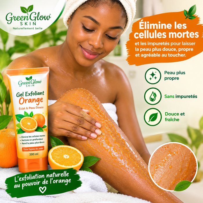 Gel Exfoliant Orange – Éclat & Peau Douce